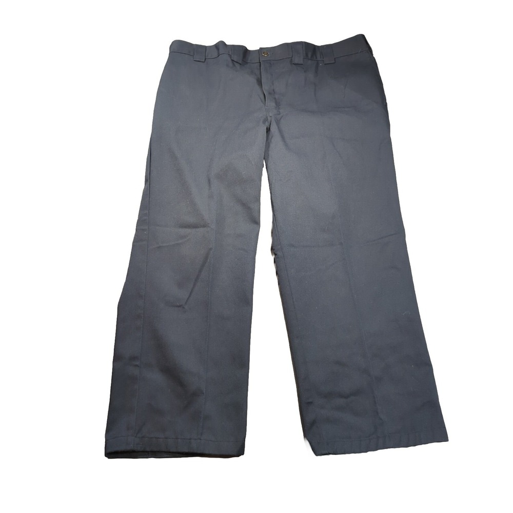 Dickies Men's Navy Blue‎ Work Pants Original Fit Size 46x30 (44X28)